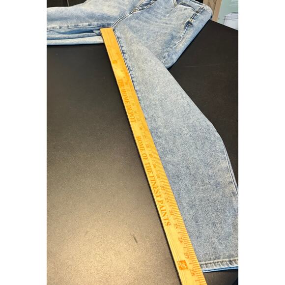 Soft Surroundings Women’s Jeans Sz 8 Stretch High Rise Slim Skinny Leg Acid Wash - Picture 6 of 7